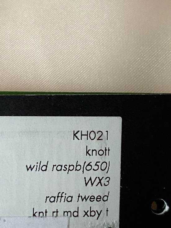 Kate Spade Knott Raffia Tweed Medium Crossbody Satchel, Wild Raspberry Pink Bag - Picture 14 of 14